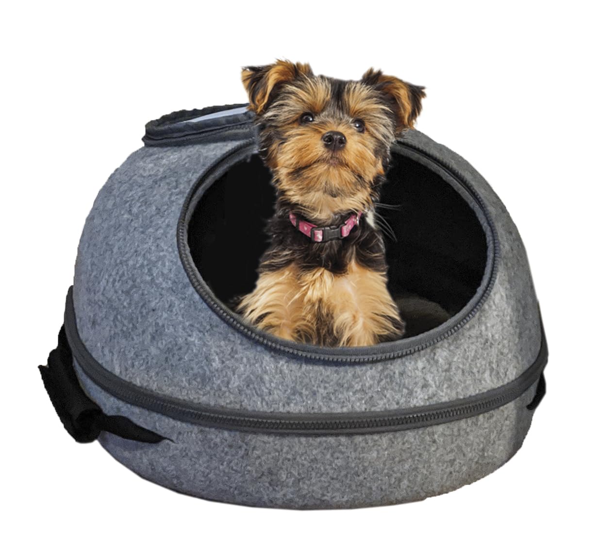 SPOT Doc & Phoebe’s travel-ready carrier size fits car and airline travel