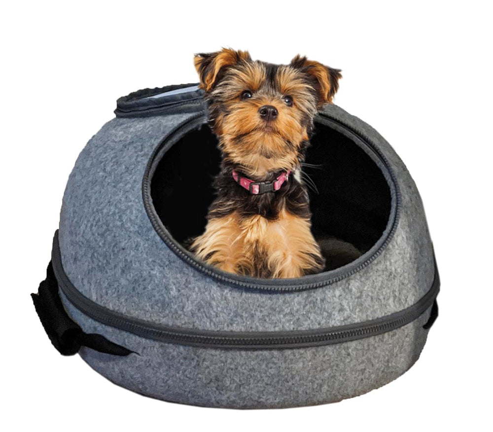 SPOT Doc & Phoebe’s travel-ready carrier size fits car and airline travel