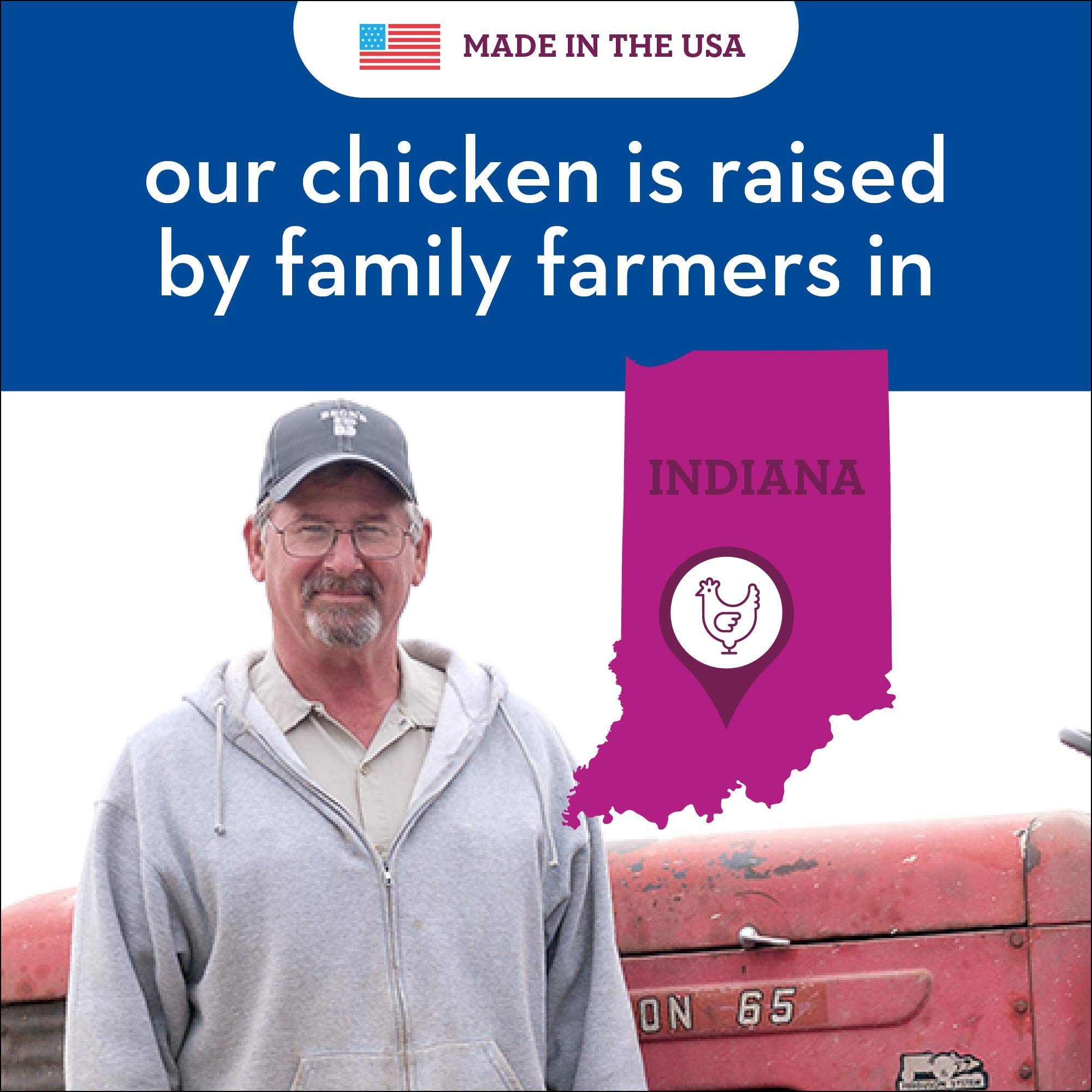 Spot Farms soft, chewy bites, easy to chew for seniors and puppies.