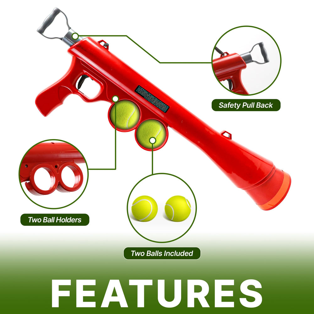SPOT Launch & Fetch 65-foot throw demonstrates extended fetch distance.