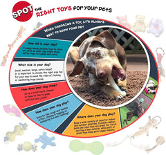 SPOT Peluche Fútbol para Perro 4.5 pulgadas con chirriador, estimula la interacción.