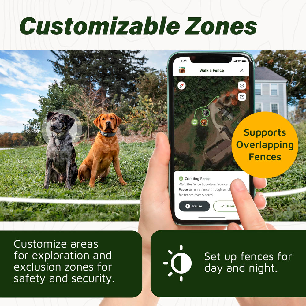 SpotOn boundary view map highlights precise fencing over large property areas
