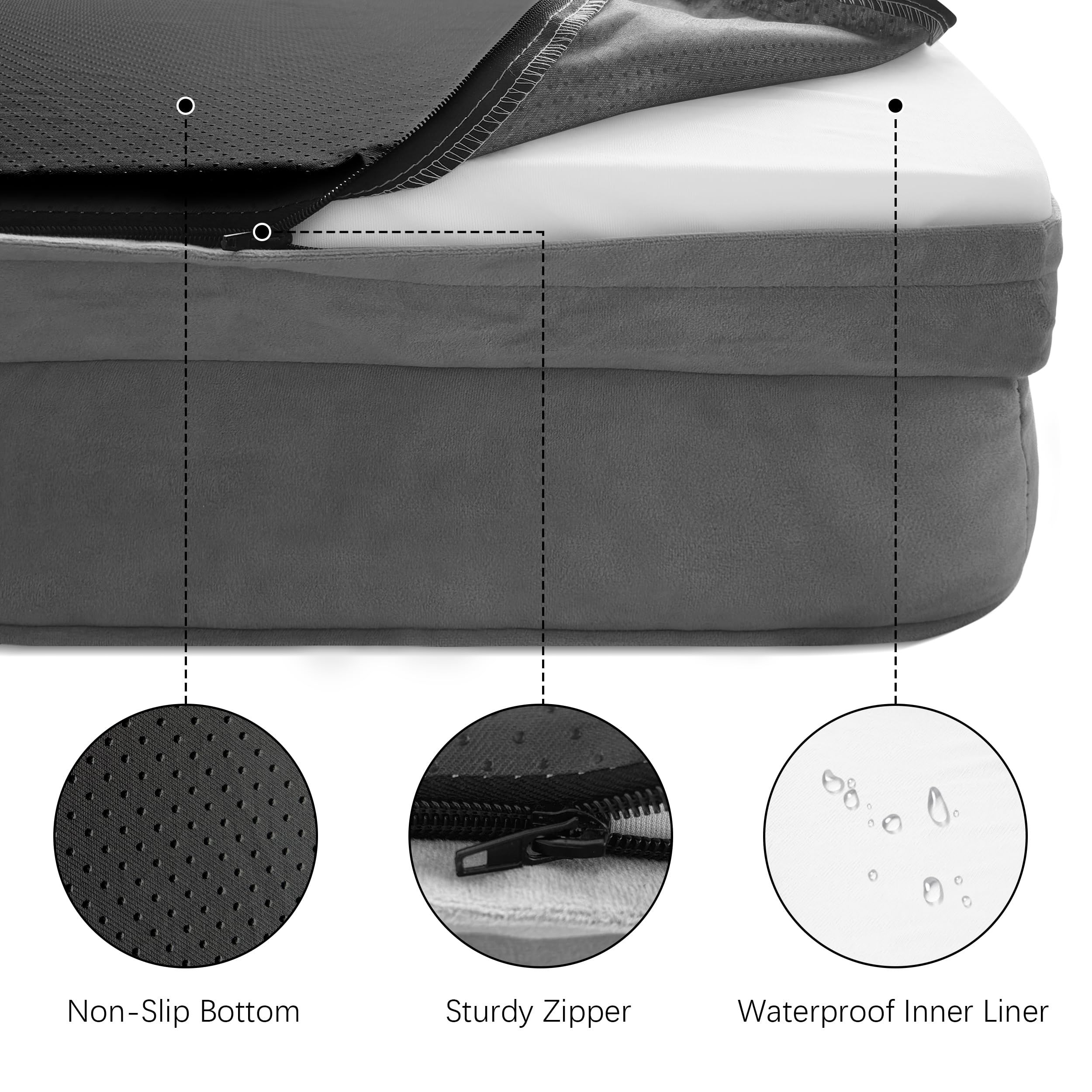 Spotted Play removable cover for easy cleaning after spills