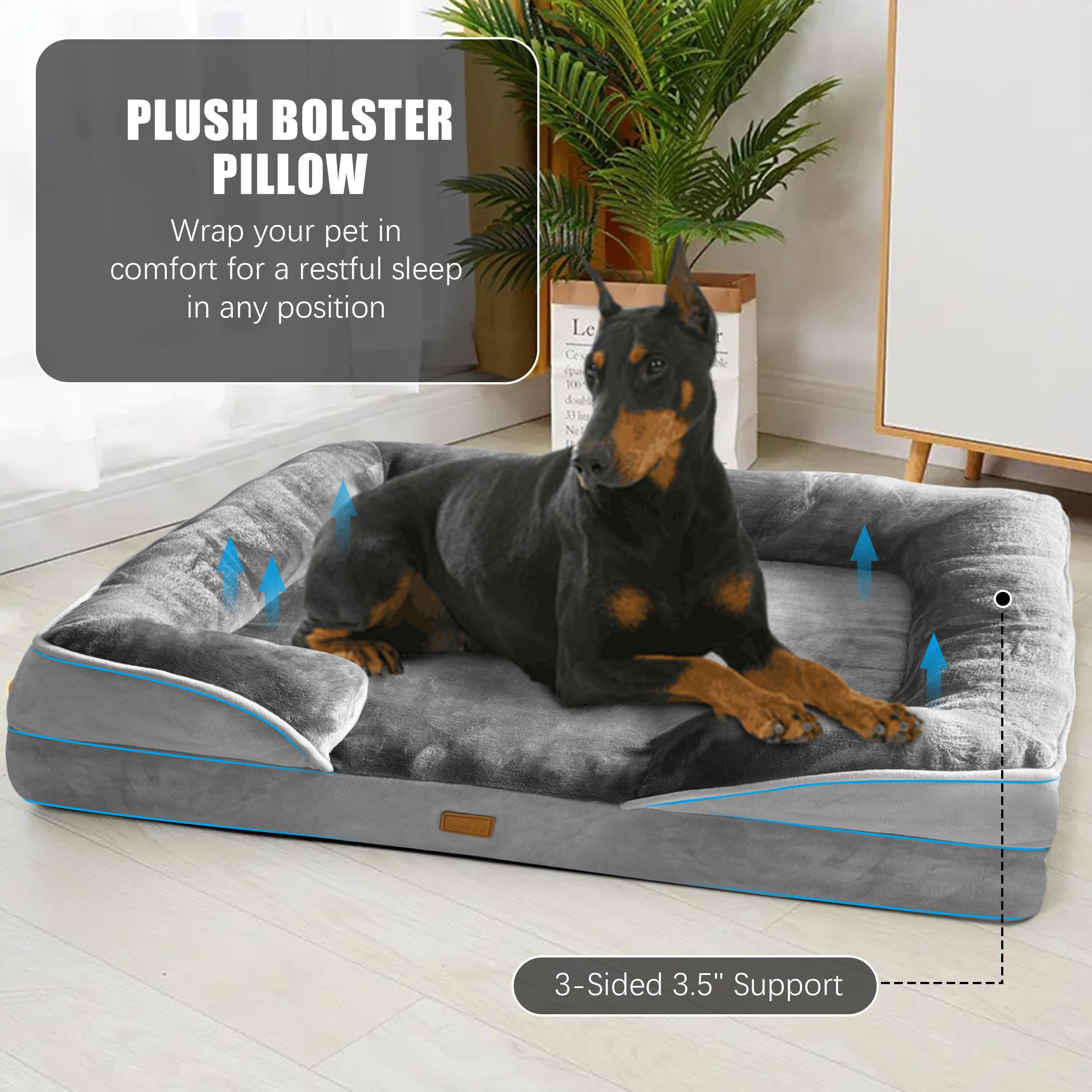 Spotted Play waterproof liner protects foam from moisture