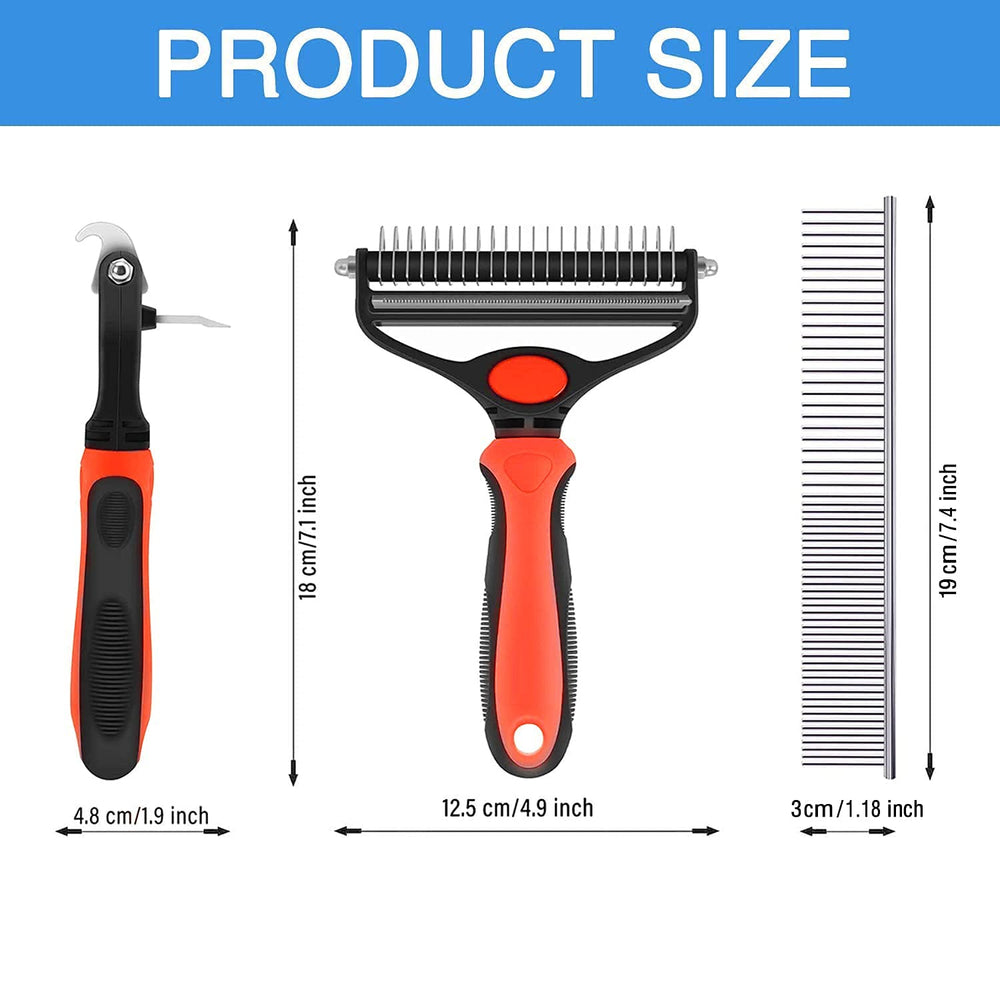 Spring Blossoms mats and tangles remover supports quick home grooming sessions.