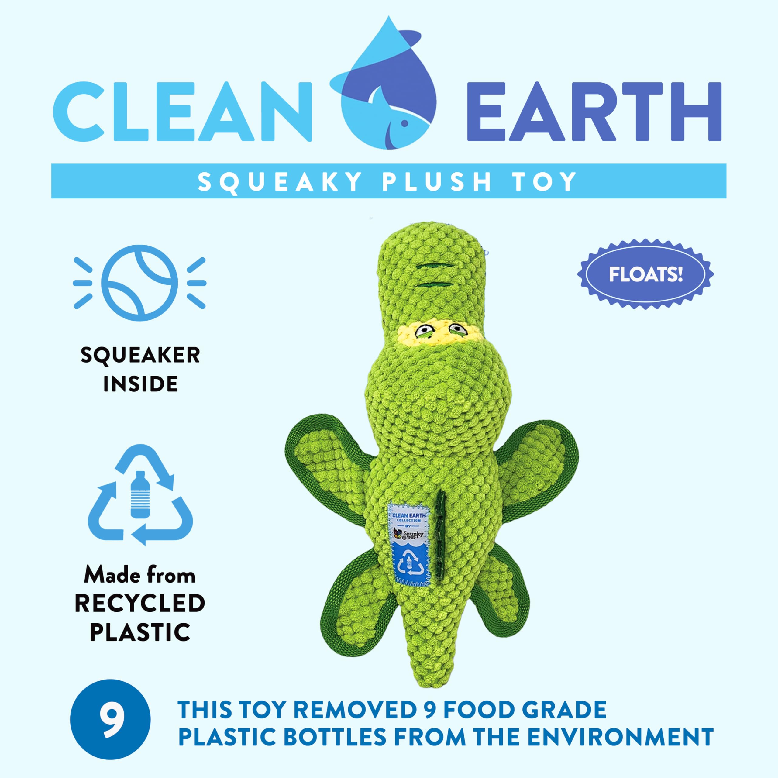 Spunky Pup Clean Earth Gator floats for water play at lake or pool
