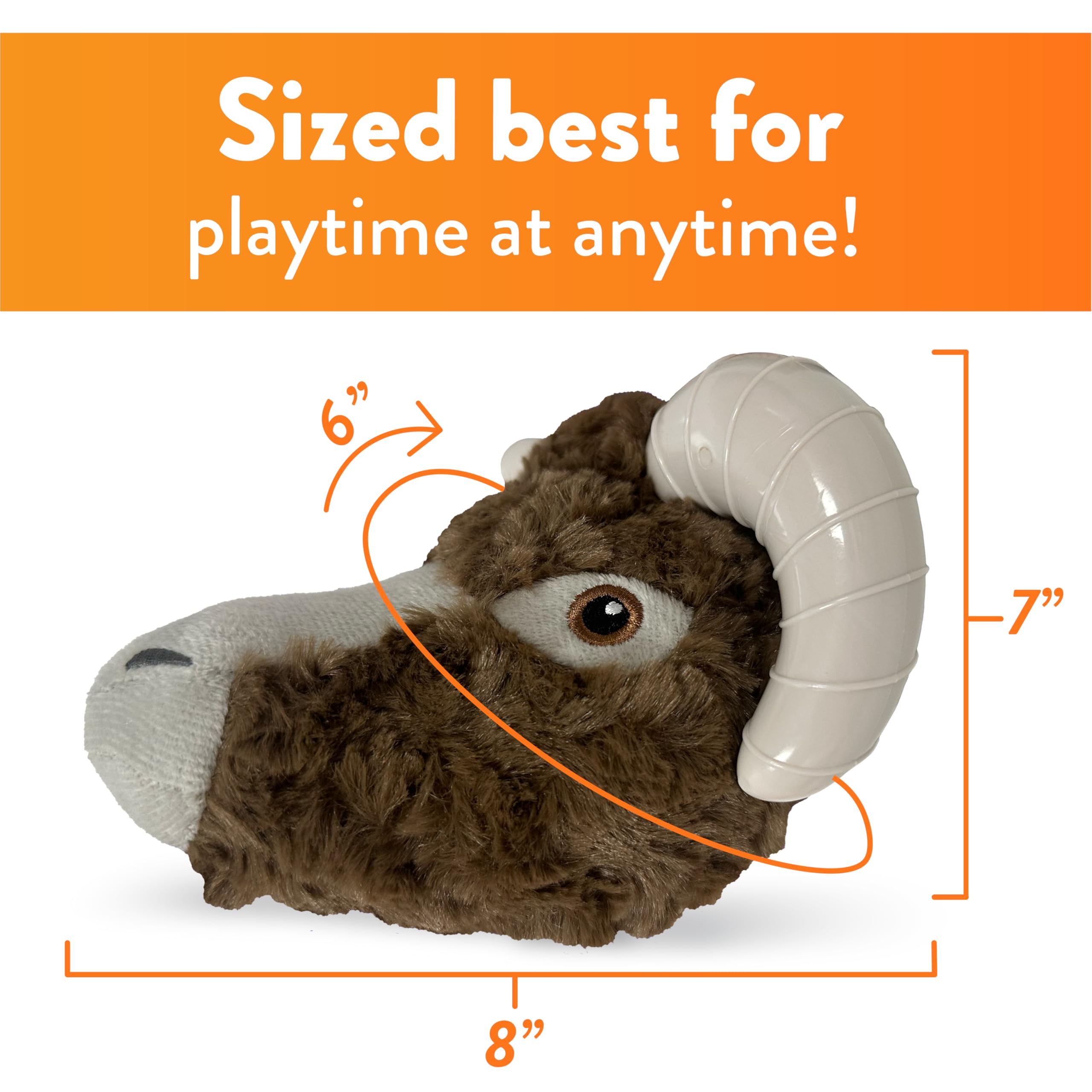 Spunky Pup Knucklehead toy in various animal shapes to keep dogs entertained.