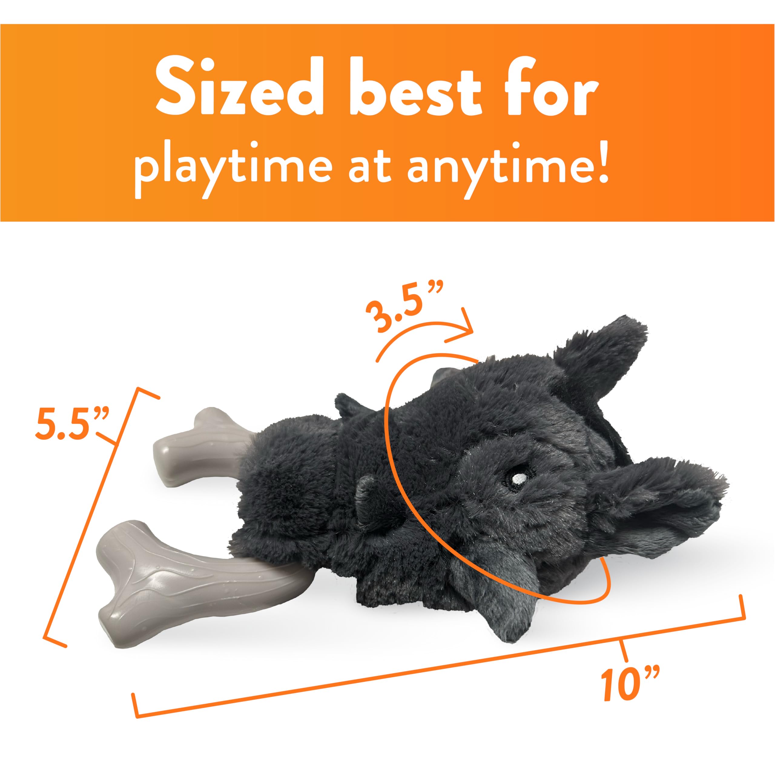 Spunky Pup Knucklehead warthog shape offering varied texture and fun