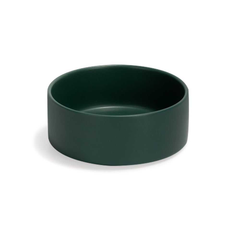 SPUNKYJUNKY green ceramic bowl with modern design complements home interiors.