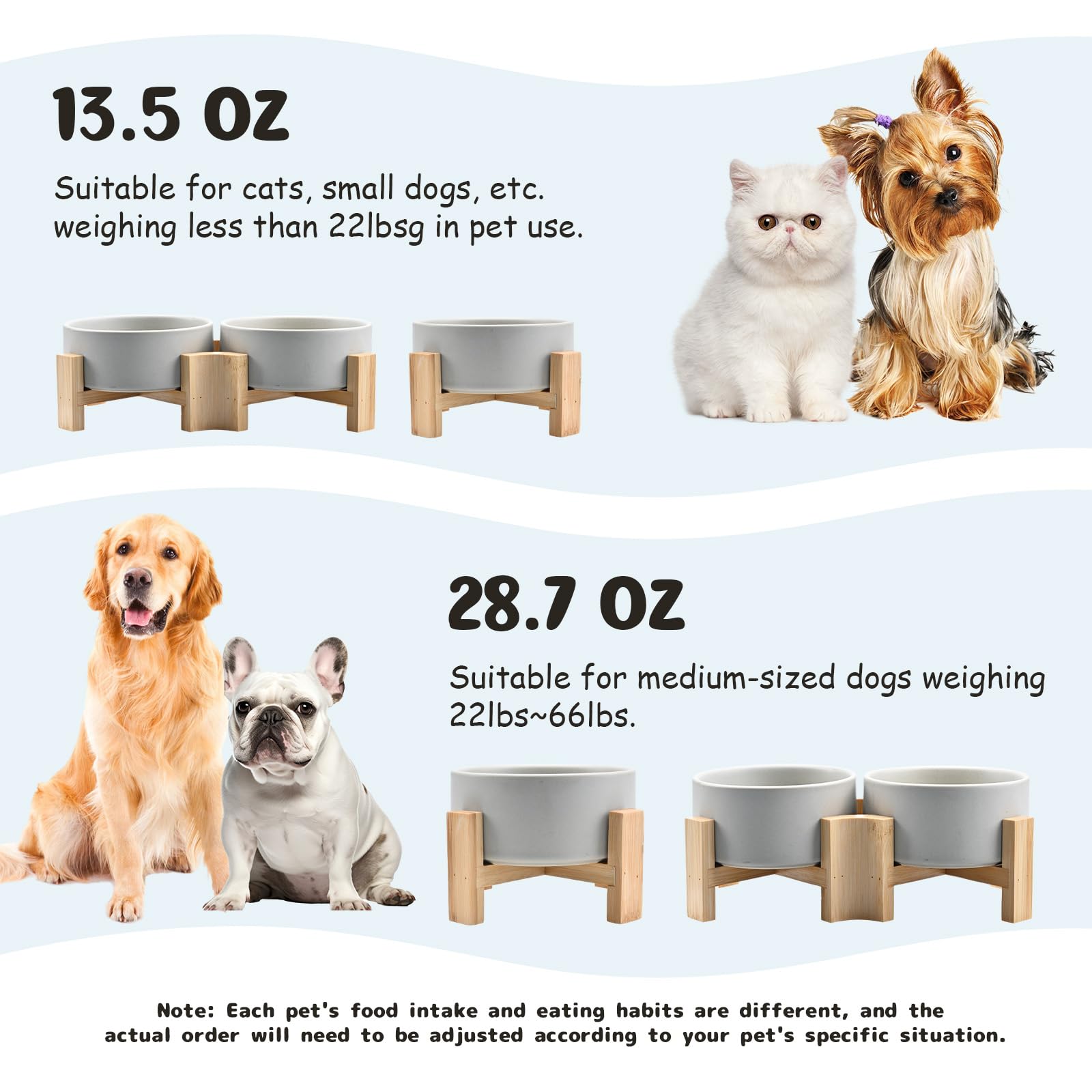 SPUNKYJUNKY 13-5oz capacity bowl ready for medium pets