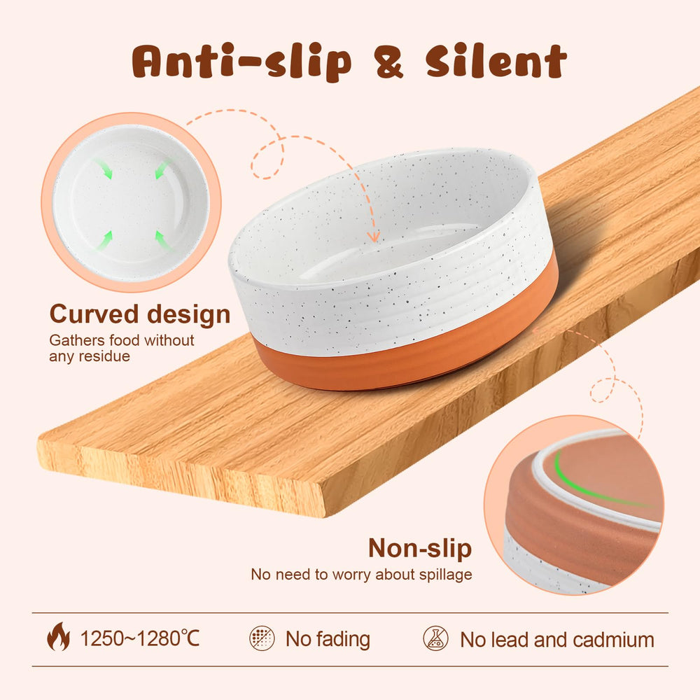 SPUNKYJUNKY ceramic surface resists odors and is easy to clean after meals