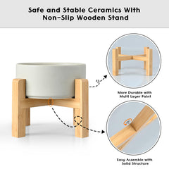 SPUNKYJUNKY raised bowls support comfortable posture and neck relief during feeding