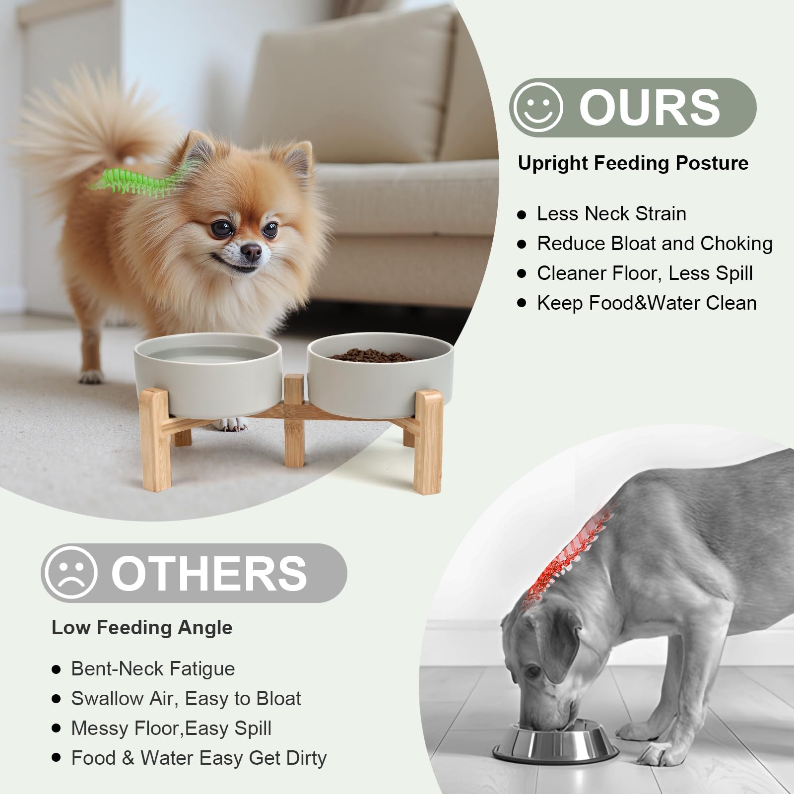 SPUNKYJUNKY stable non slip base prevents spills during meals
