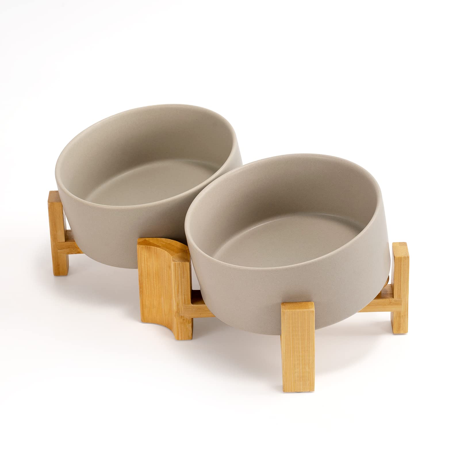 SPUNKYJUNKY tilted-bowl-angle side view showing easy feeding access for pets