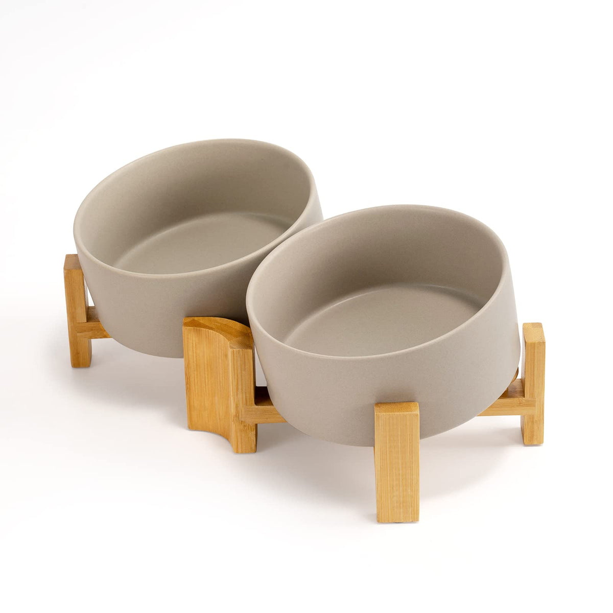 SPUNKYJUNKY tilted-bowl-angle side view showing easy feeding access for pets