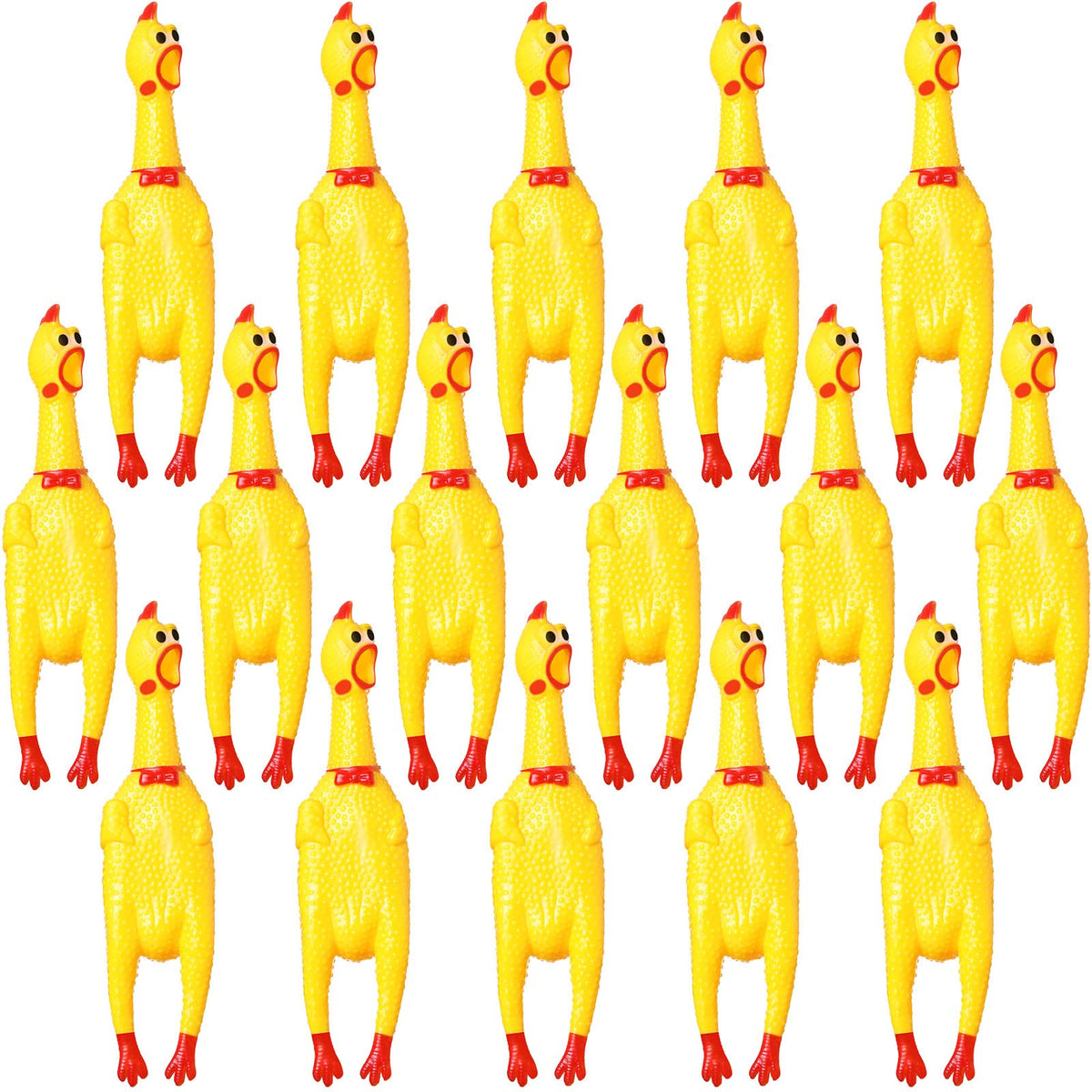 Sratte screaming chicken 16-pack package for party noise and sharing fun