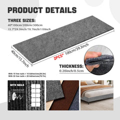 SREBAY adhesive back view demonstrates strong self-adhesive backing for easy installation