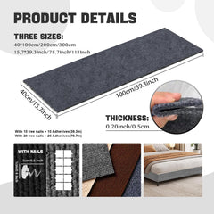 SREBAY cat scratching mat DIY install demonstrates easy customization and shape flexibility.