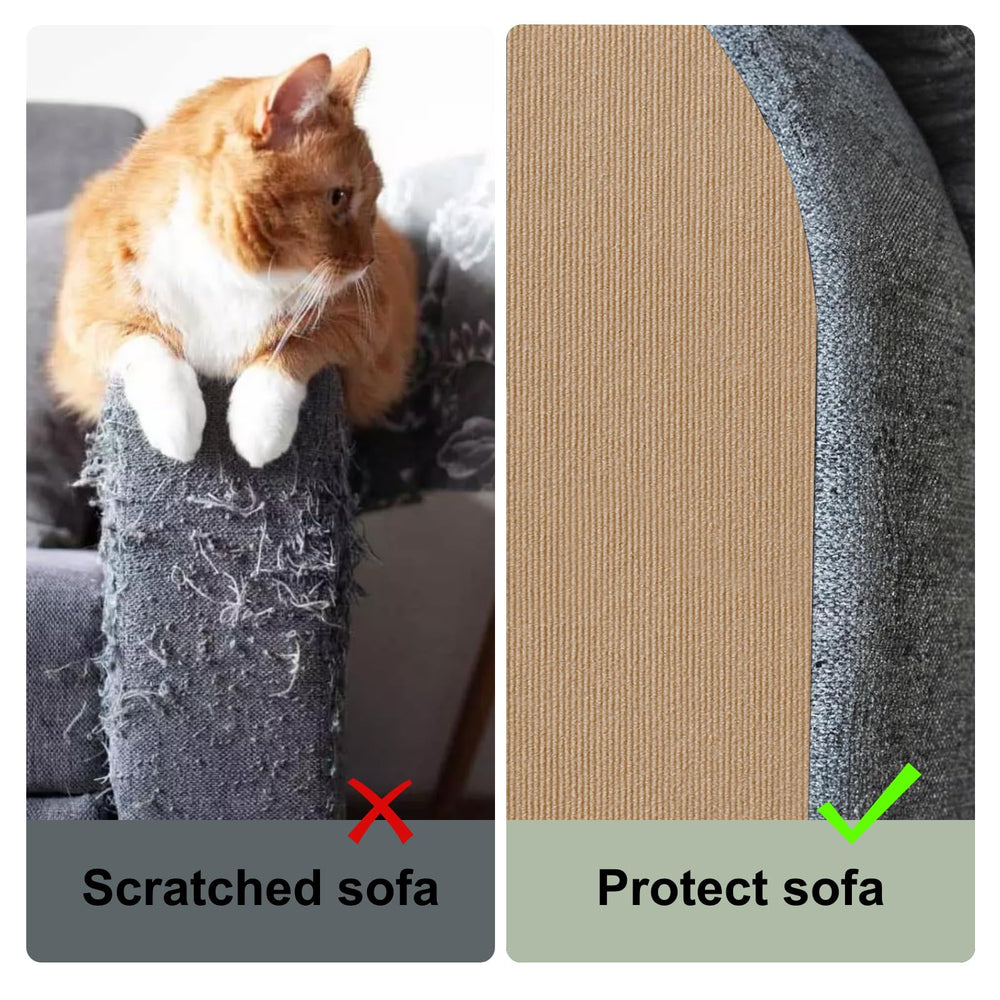 SREBAY cat scratching mat felt detail showcases soft texture and anti-tear design