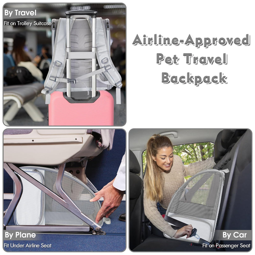 SSAWcasa cat backpack foldable design for easy storage after trips