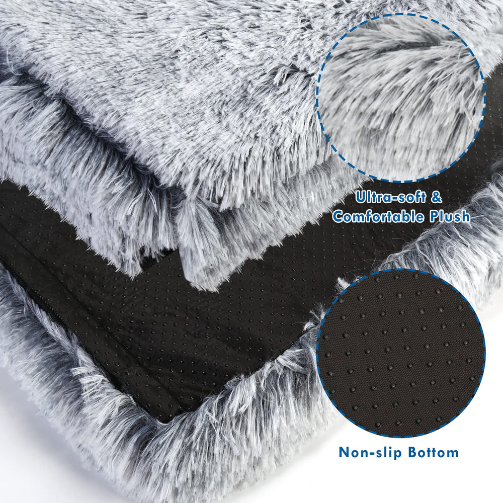 SSAWcasa orthopedic memory-foam bed cushions joints during relaxing lounging.
