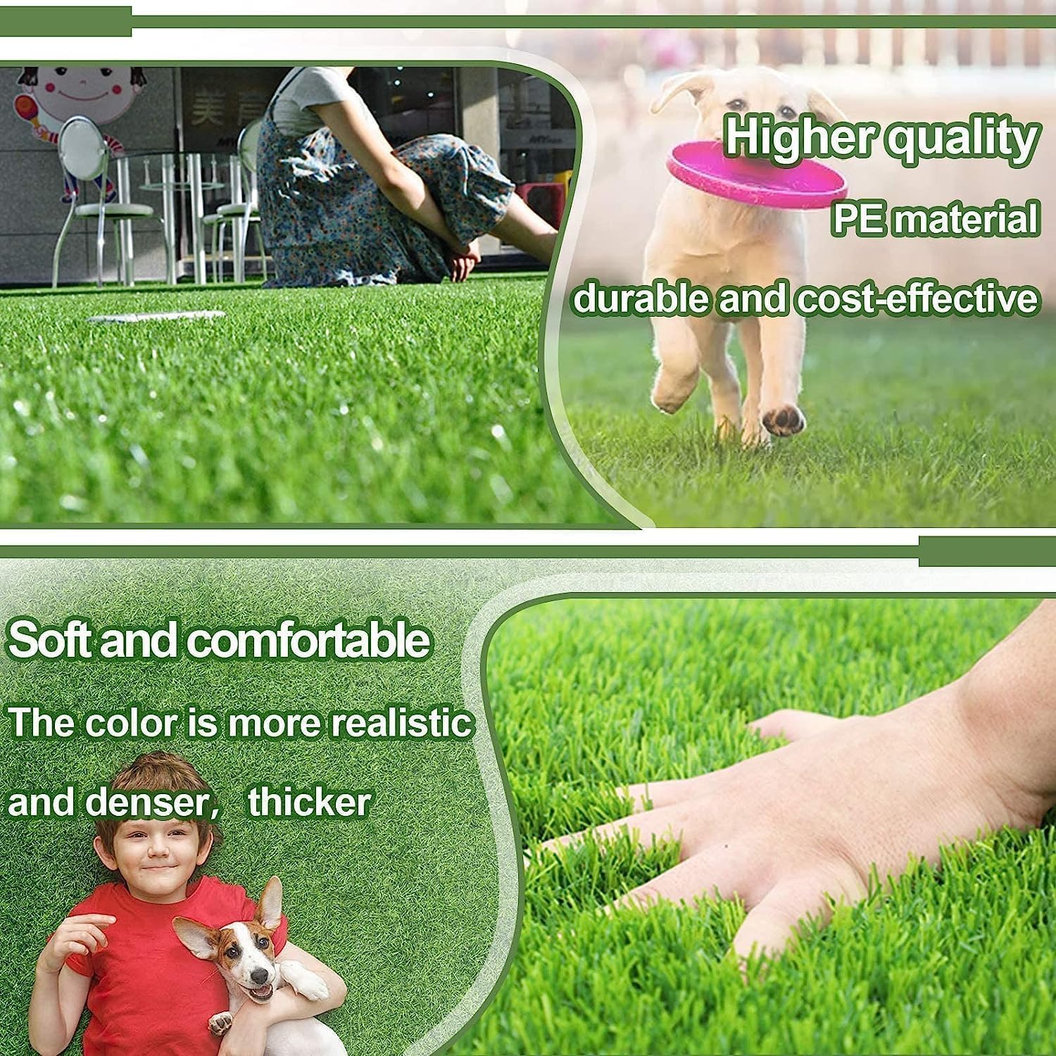 SSRIVER artificial grass dog pee tray indoor outdoor versatility in various spaces