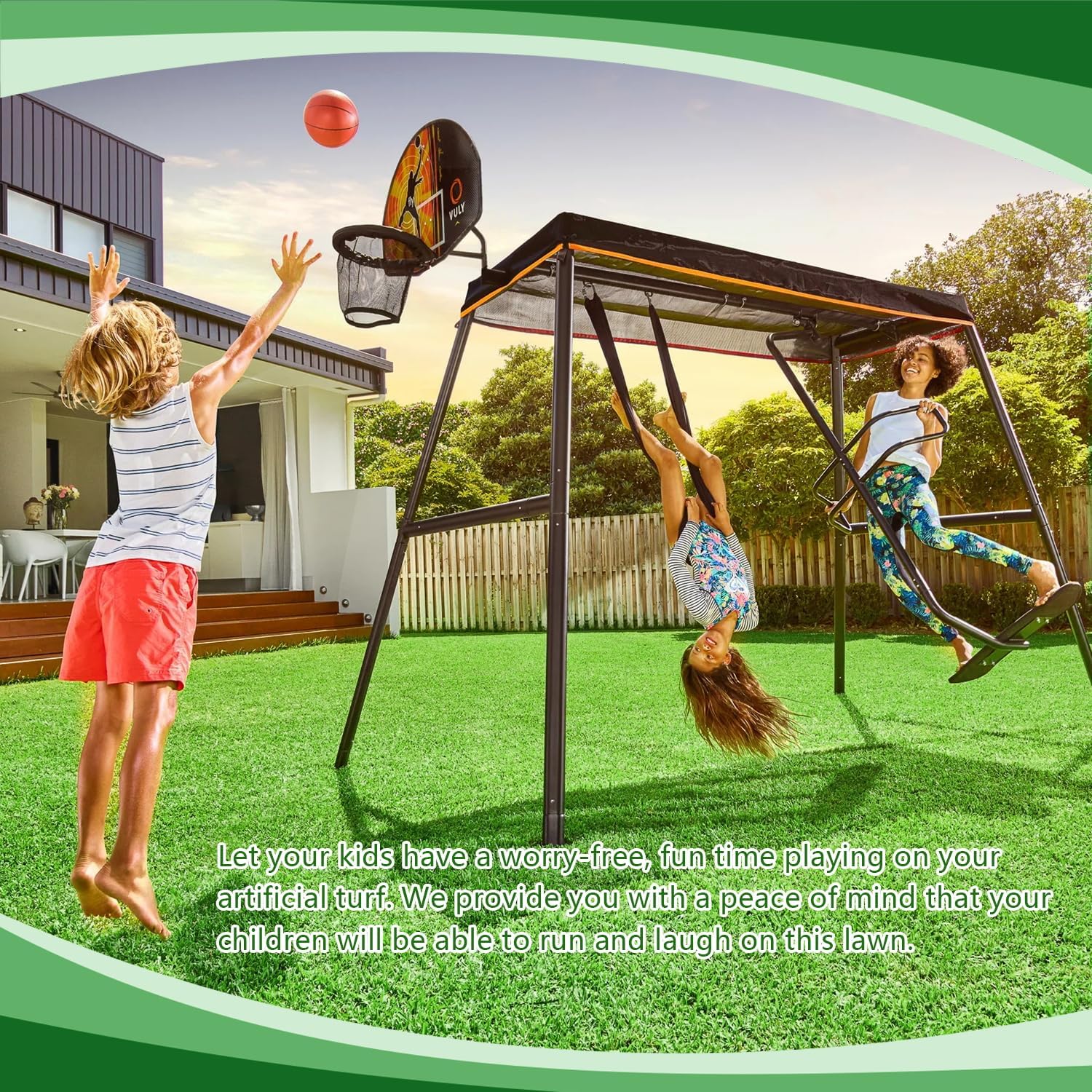 SSRIVER dog grass pad cut-to-fit demonstrates DIY sizing for irregular spaces.