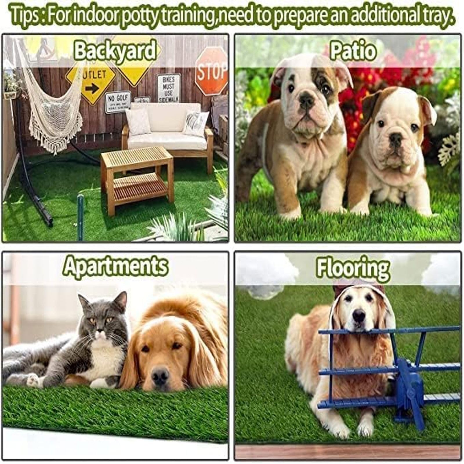 SSRIVER Dog Grass Pad easy-clean rinse demonstrates quick soap wash.