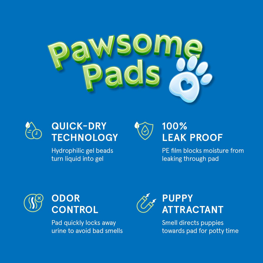 Stack Man puppy pads with layered absorbent core for better moisture control