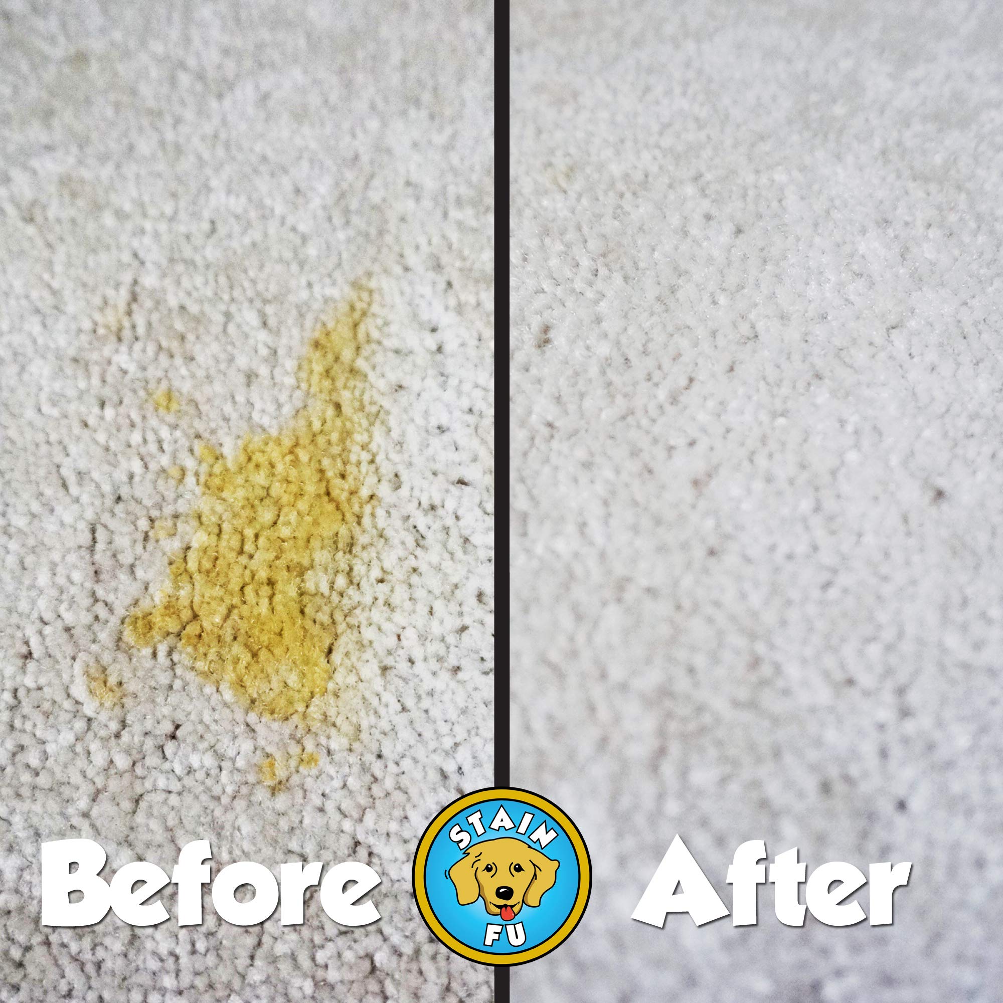 STAIN FU Pro Strength odor elimination reducing odors from spills