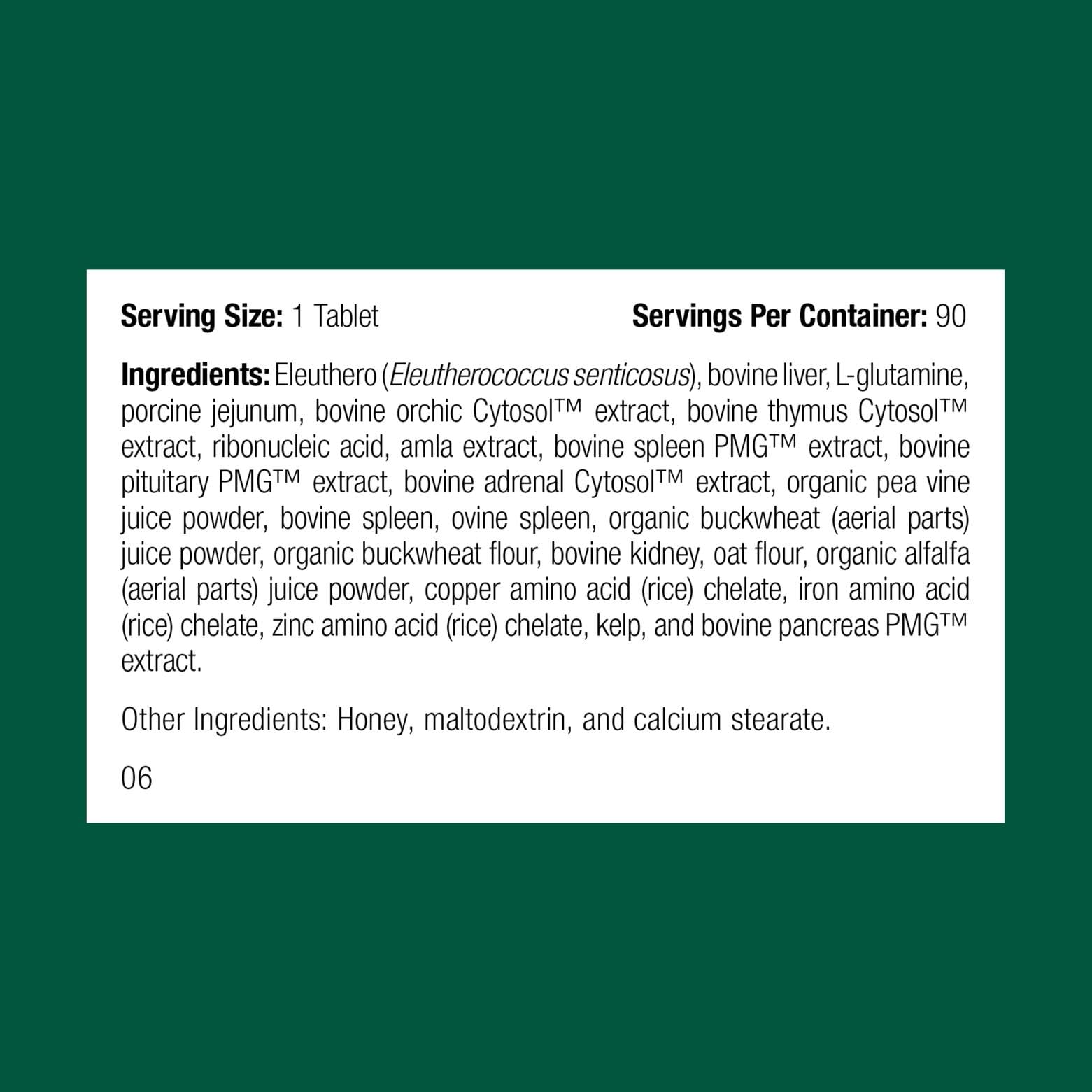 Standard Process Inc. feline immune tablets closeup highlighting pill texture and daily immune support options