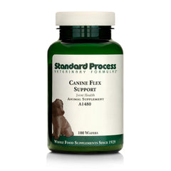 Standard Process Canine Flex Support wafers closeup for joint comfort and mobility