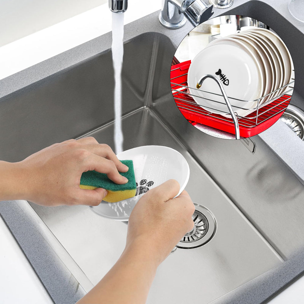 STAOVA cat bowls are dishwasher-safe for quick cleanup after meals.