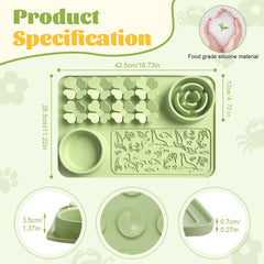 Star&Mi slow-feeder dog bowl promotes mindful meals during playtime.