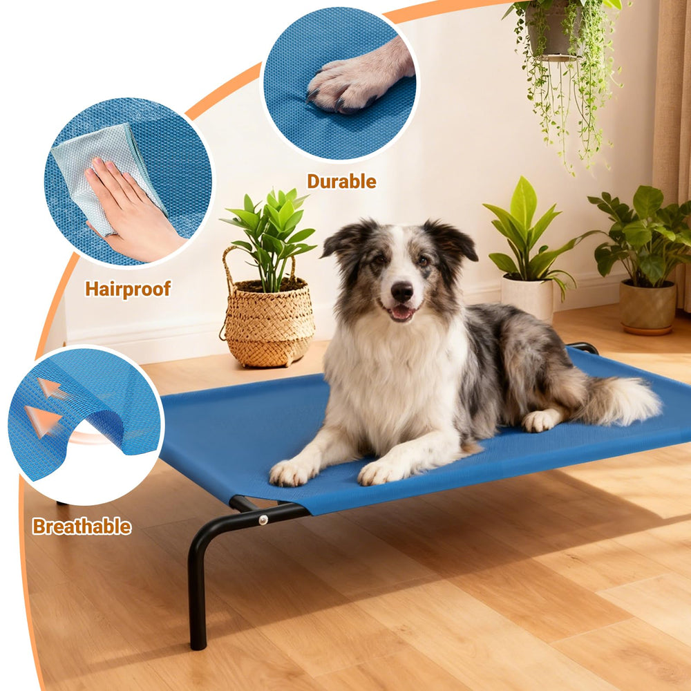 STARLATTA bed supports up to 85 lbs for large breeds