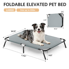 STARLATTA dog bed sturdy frame provides reliable support for large dogs