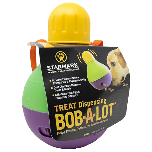 Starmark Bob-A-Lot bottom chamber shows 3-cup food capacity for meals