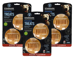 Starmark Everlasting Bacon dental chews front view highlighting long-lasting chew for large dogs