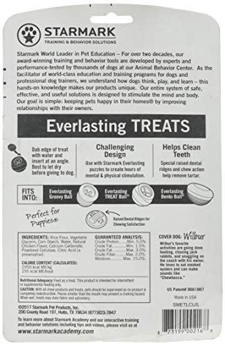 Starmark Everlasting large chicken treats dog chew closeup: long-lasting, edible chew