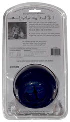 Starmark Everlasting Treat Ball Medium uses virtually indestructible material for strong chewers.