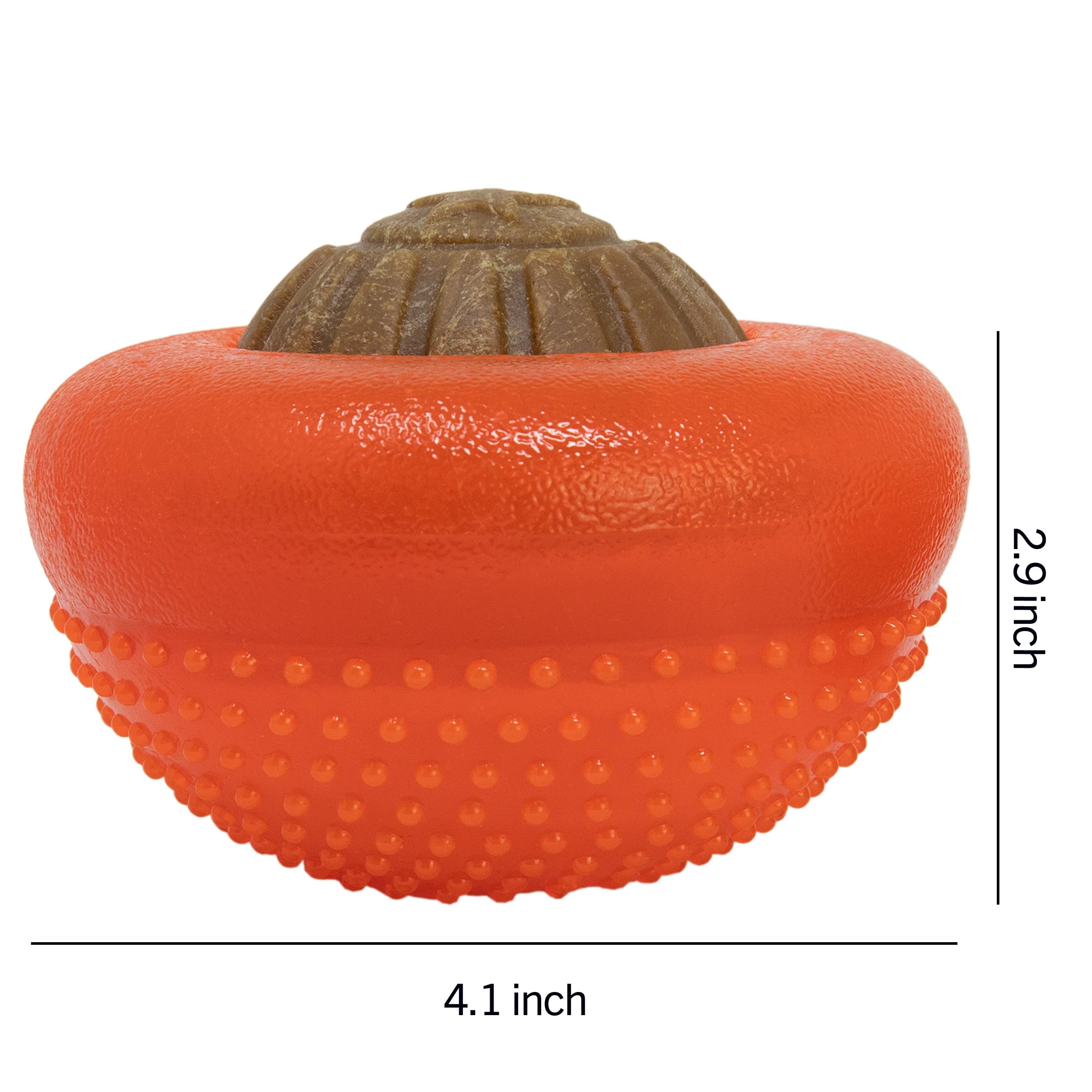 Starmark Bento Ball dishwasher-safe, easy cleanup after chewing fun.
