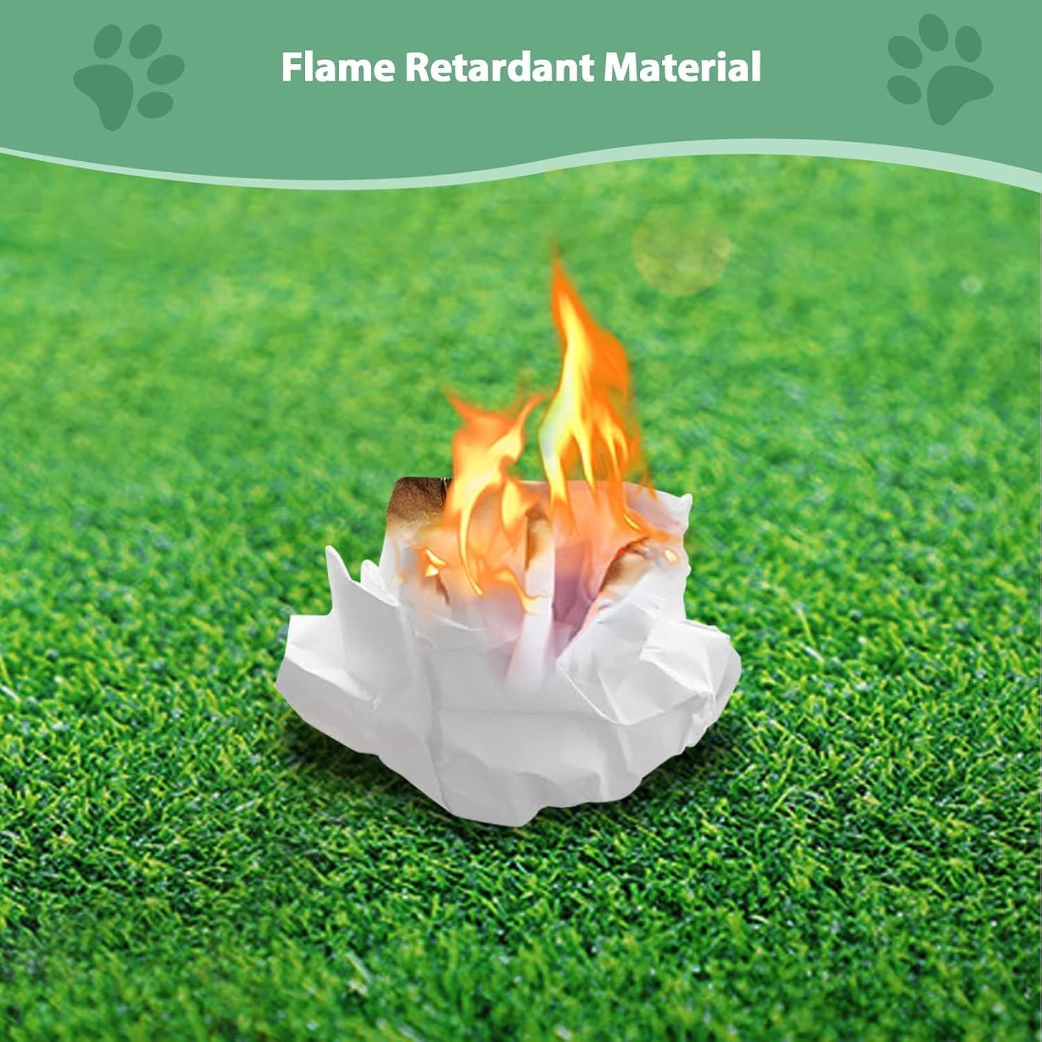 STARROAD-TIM natural-tone dog turf adds lush look to homes.
