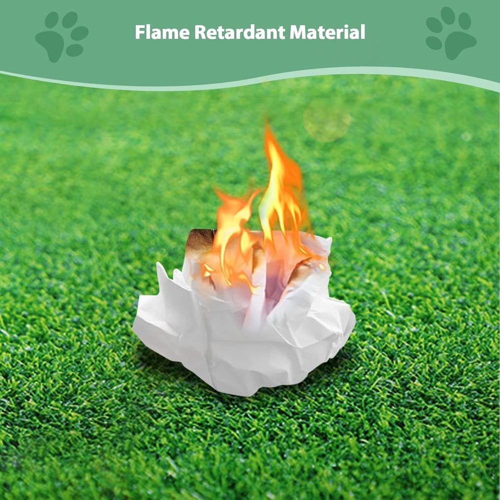 STARROAD-TIM natural-tone dog turf adds lush look to homes.