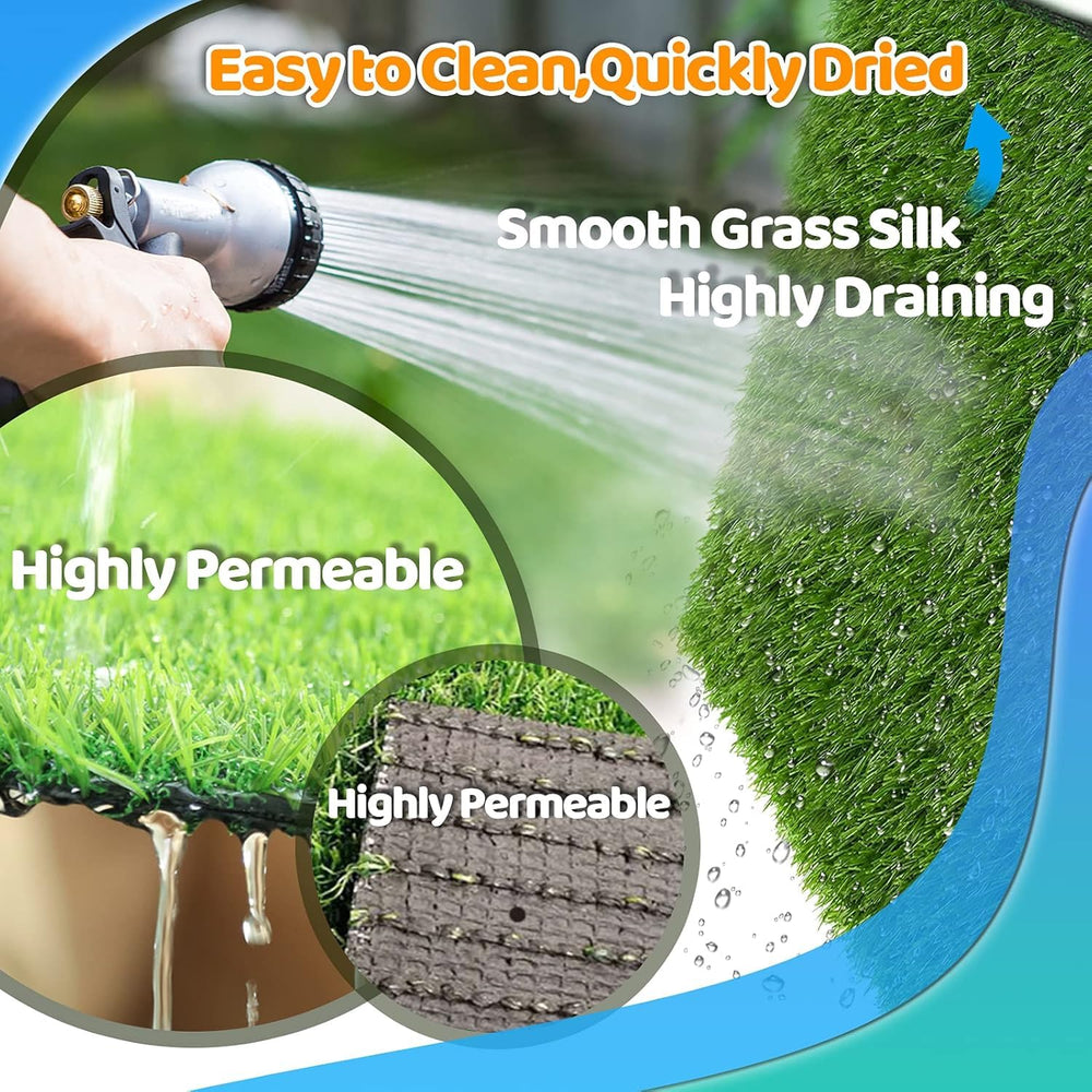 STARROAD-TIM UV-resistant turf maintains vibrant color in sun and rain.