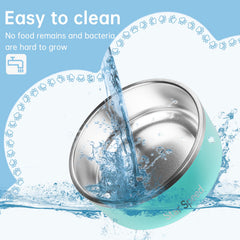 StarsSpeed 64oz capacity bowl emphasizes large-dog hydration and easy filling.