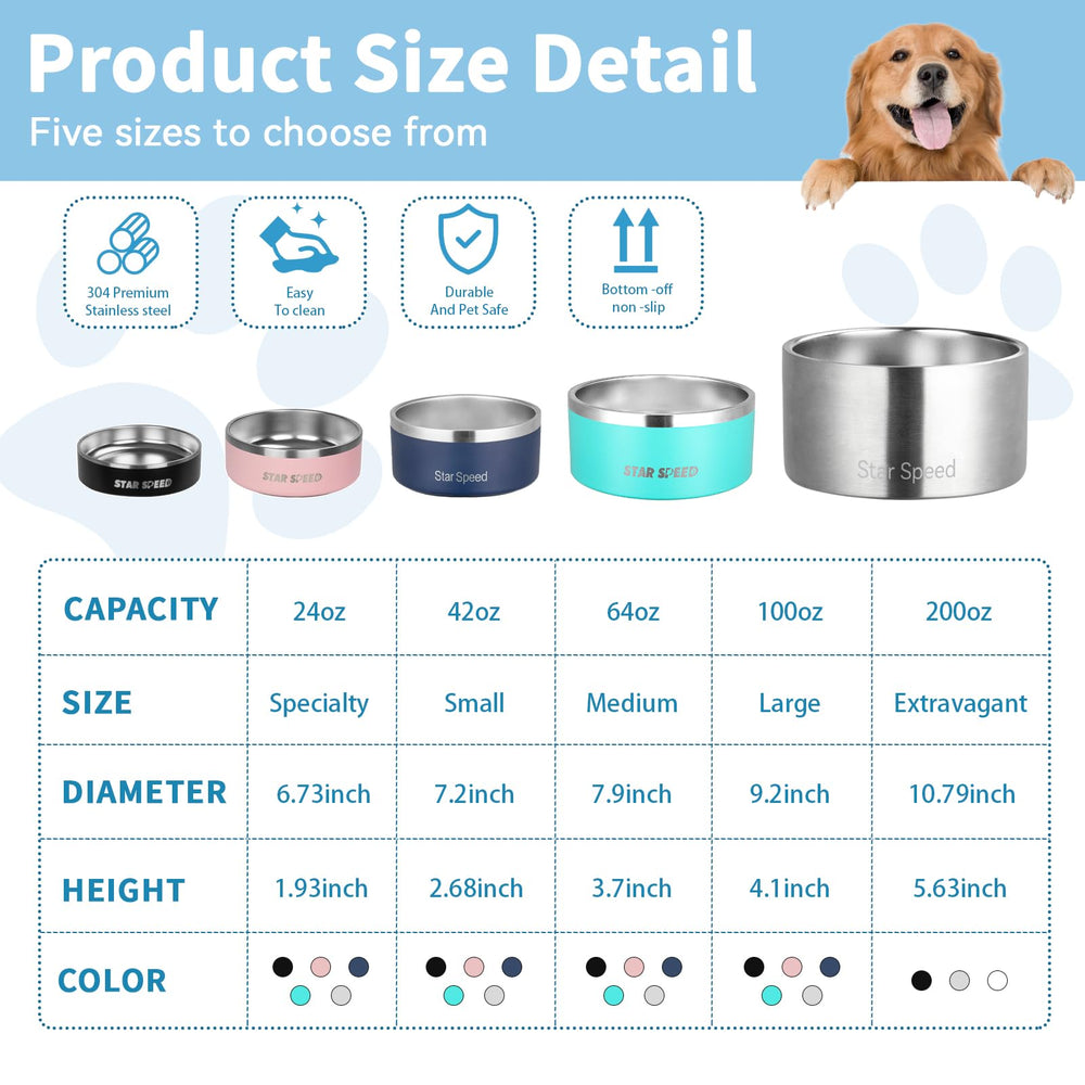 StarsSpeed dishwasher-safe bowl image highlights simple cleaning and care.