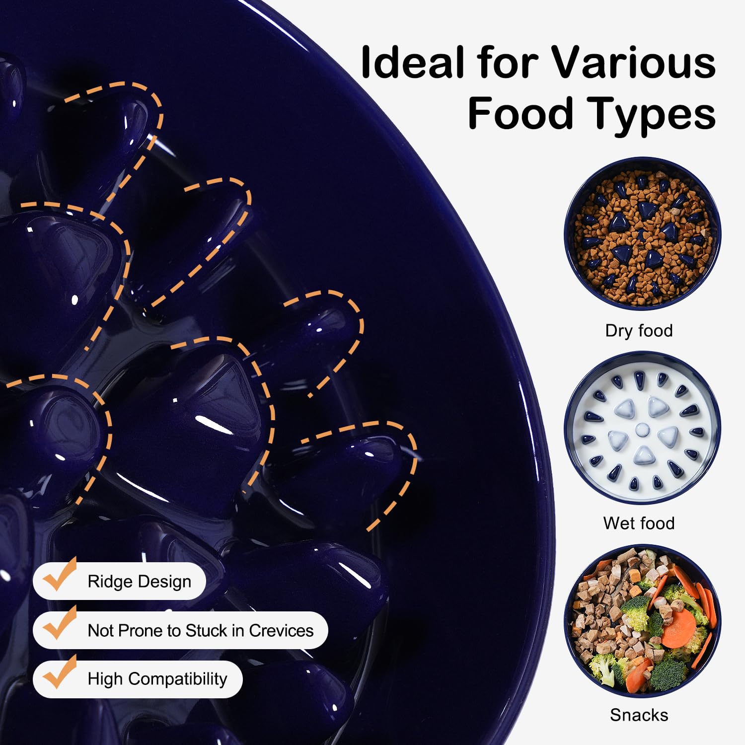 Sted microwave friendly ceramic bowl for warm meals