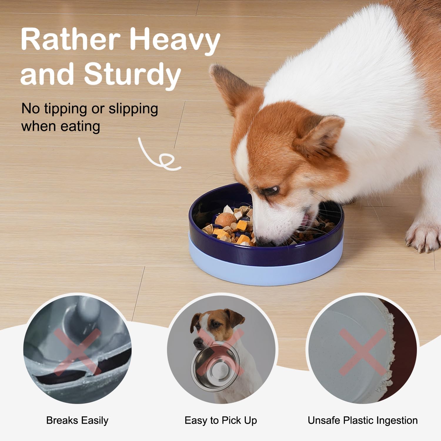Sted silicone base detachable base ensures quiet non slip dining