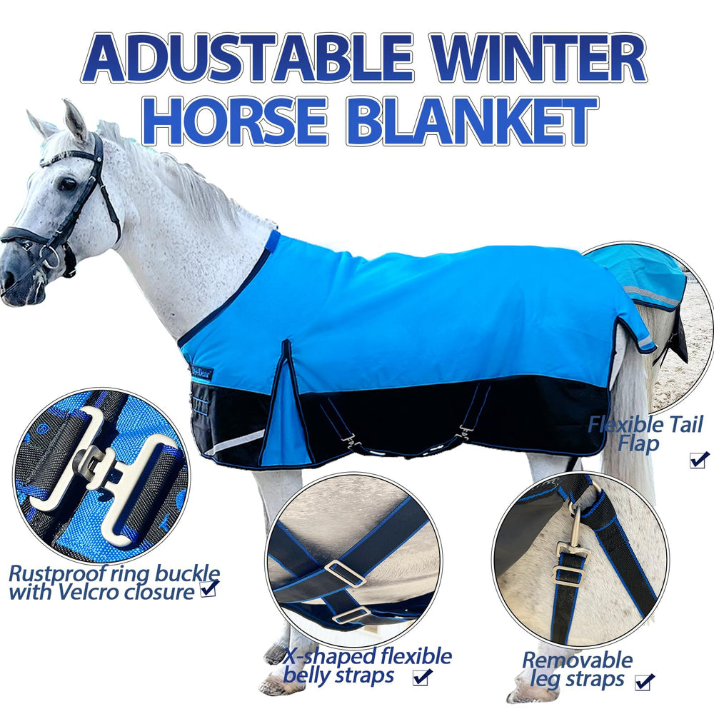 SteeDear removable leg straps help keep the blanket in place.