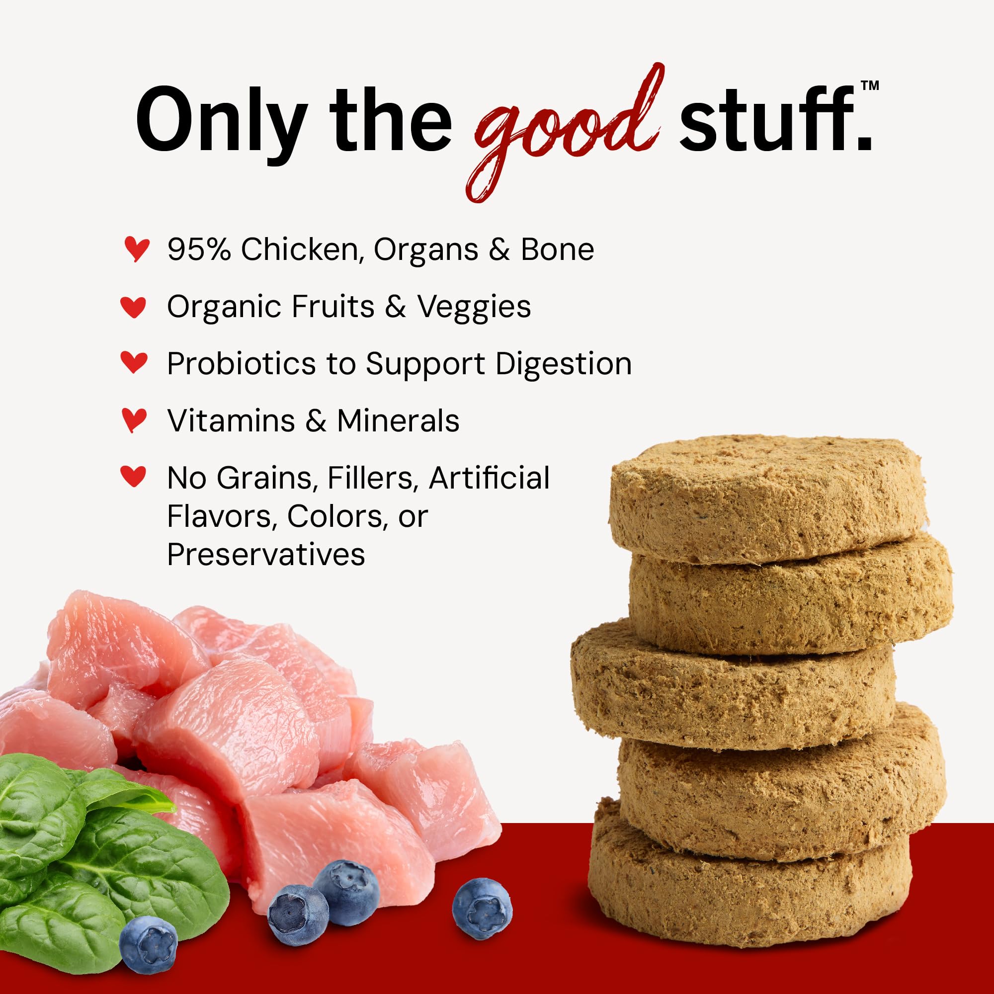 Stella & Chewy's serving dish demonstrates dry or rehydrated feeding options.